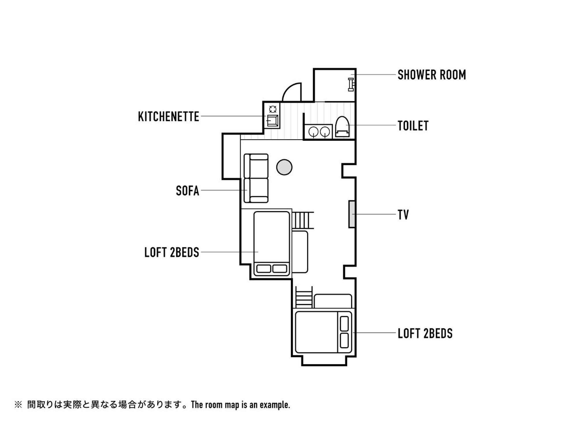mizuka Daimyo 4 - unmanned hotel - Fukuoka  Rom bilde